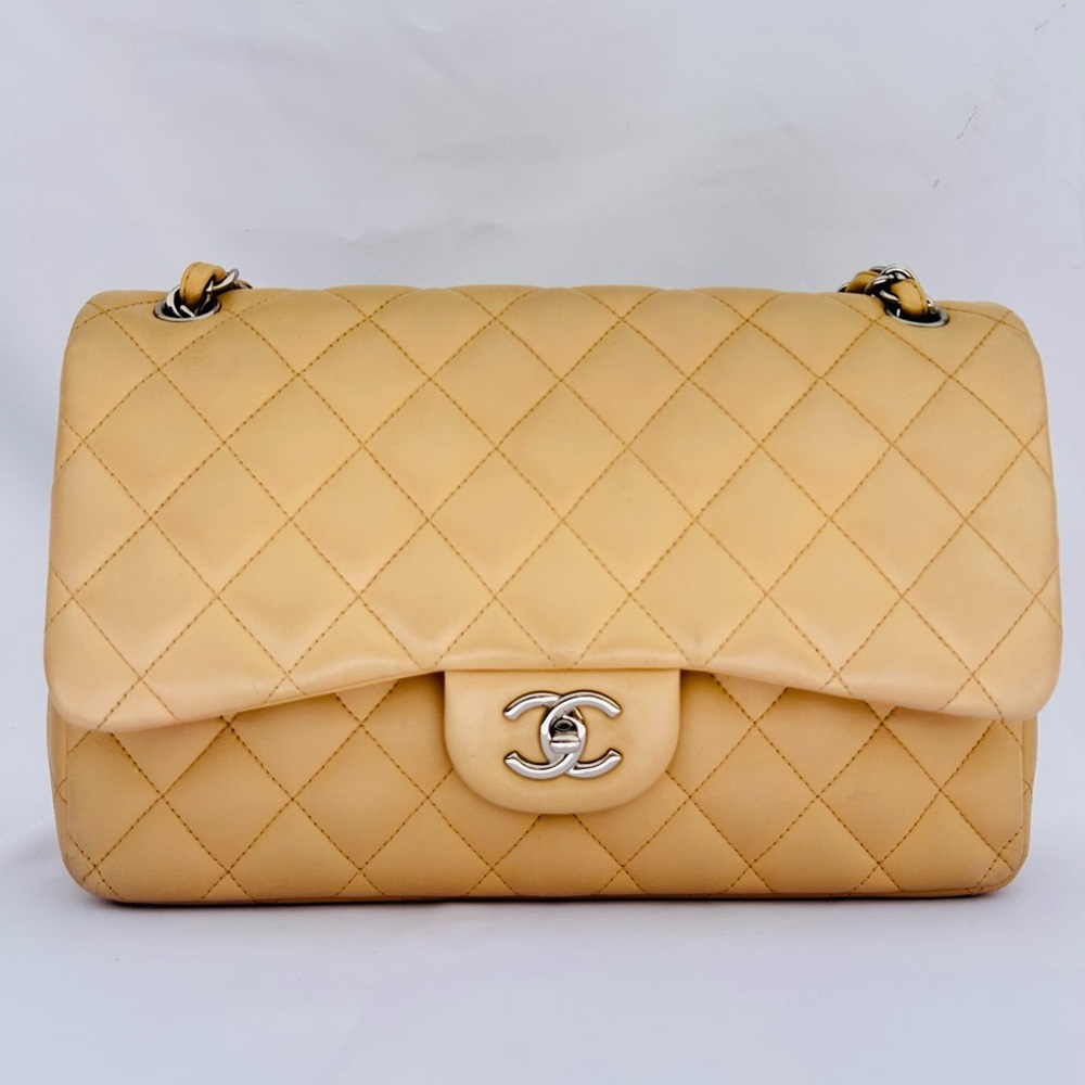 Chanel Jumbo Beige Double Flap CF